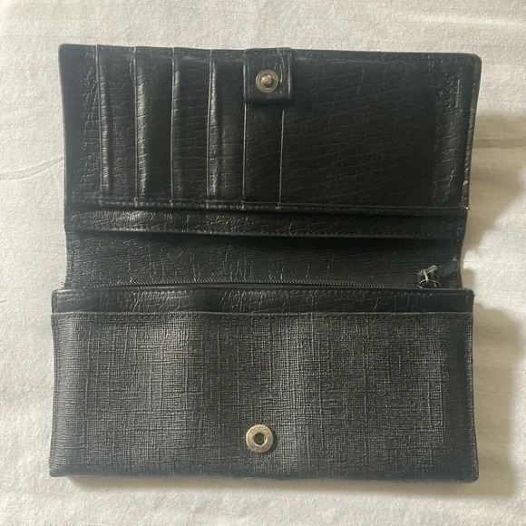 Vintage GUCCI Black Leather Wallet